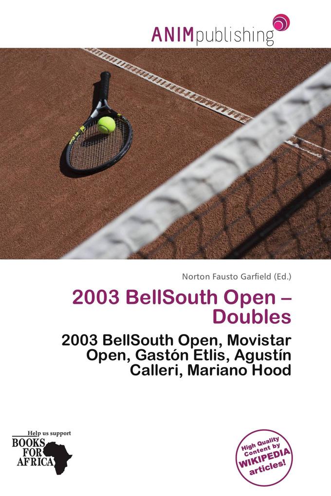 2003 BellSouth Open - Doubles