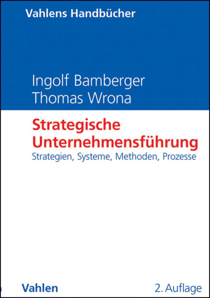Strategische Unternehmensfuhrung Ebook Pdf Ingolf Bamberger Thomas Wrona