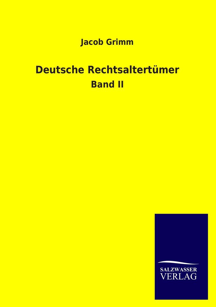 Deutsche Rechtsaltertümer