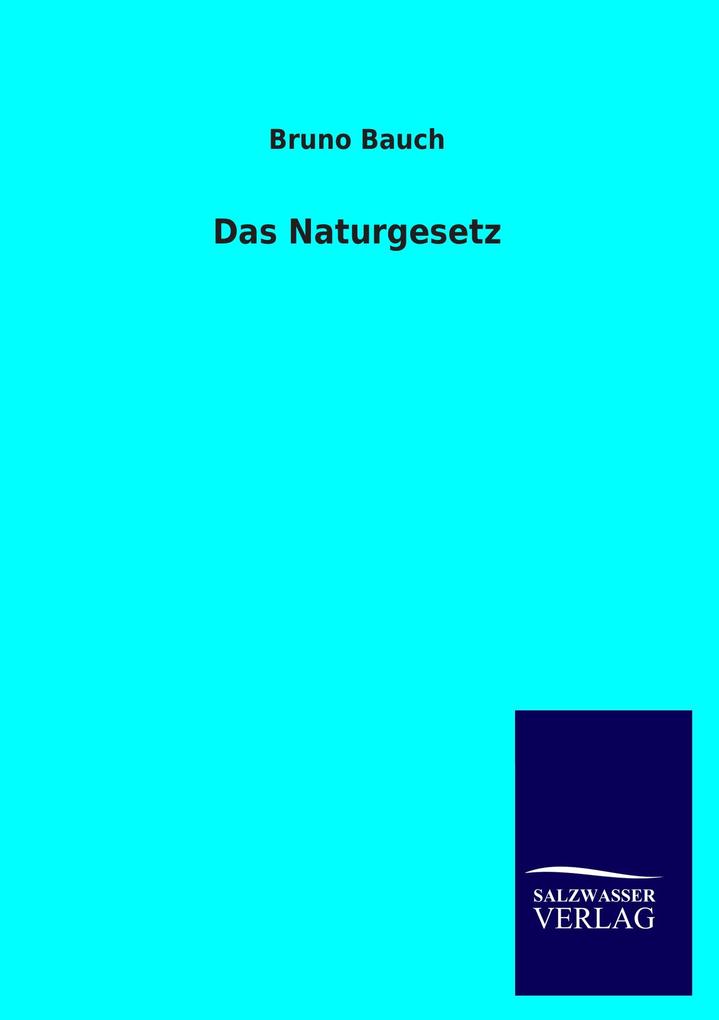 Das Naturgesetz
