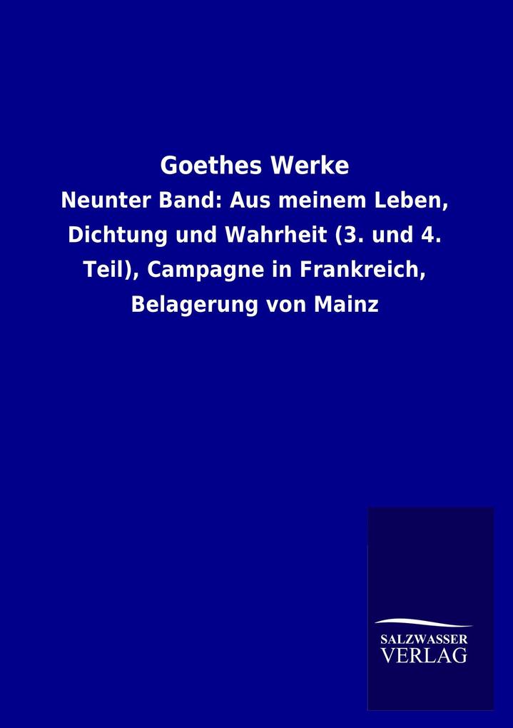 Goethes Werke