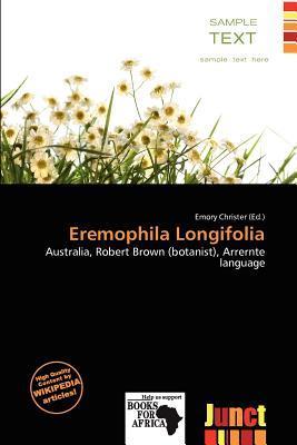Eremophila Longifolia