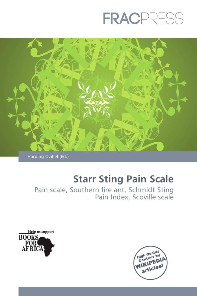 Starr Sting Pain Scale