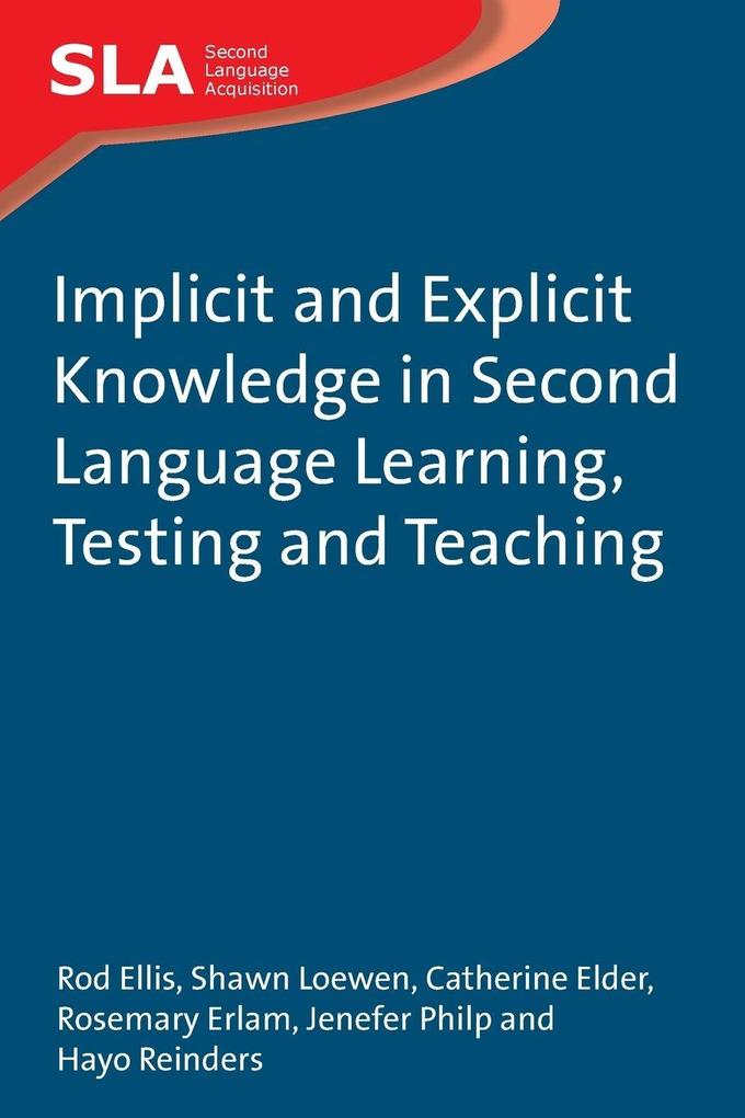 Implicit and Explicit Knowledge in Second Language Learning Testing and Teaching