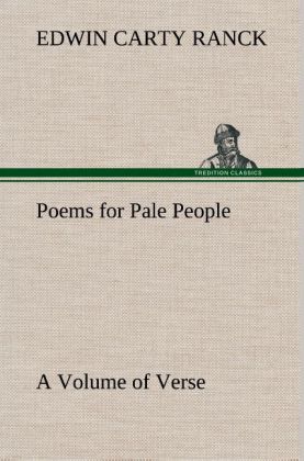 Image of Poems for Pale People A Volume of Verse