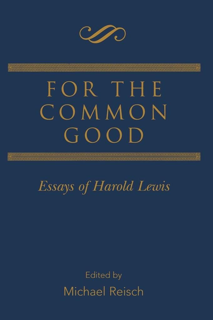 For the Common Good
