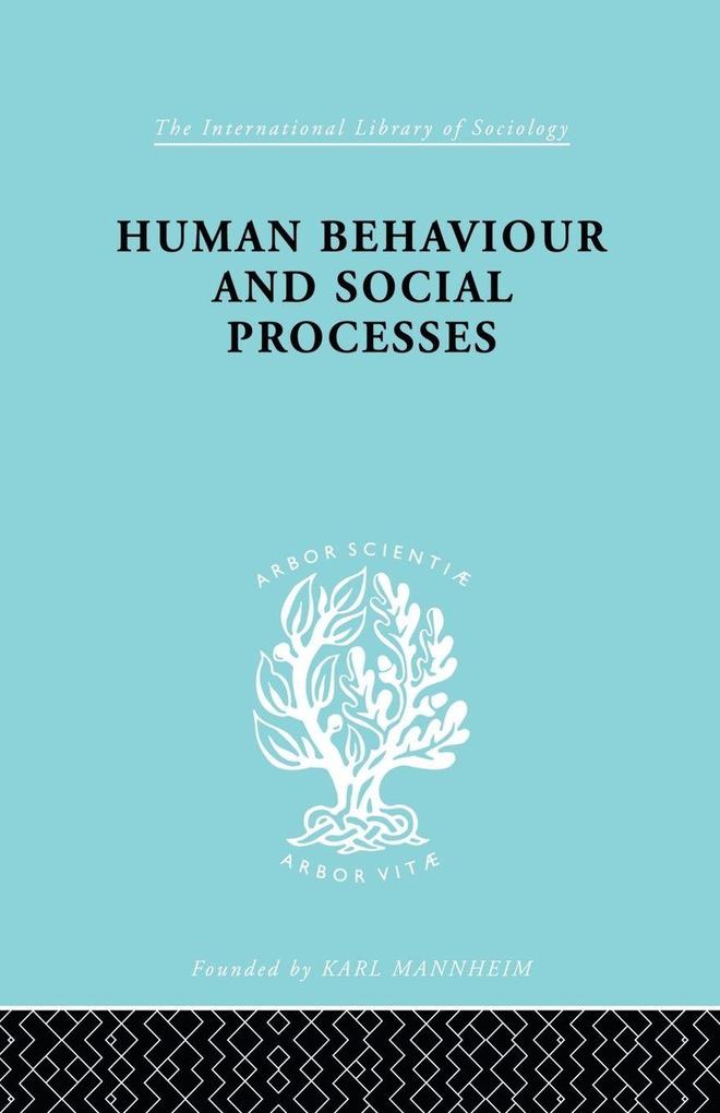 Human Behavior and Social Processes