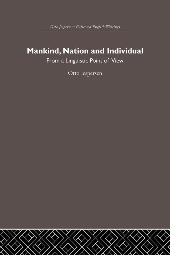 Mankind Nation and Individual