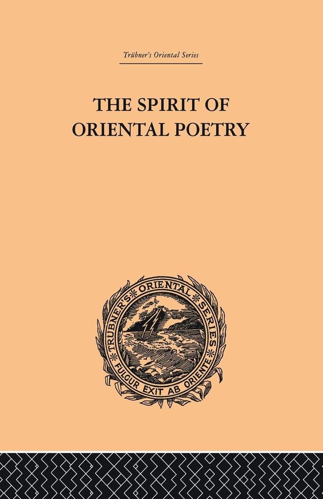 The Spirit of Oriental Poetry