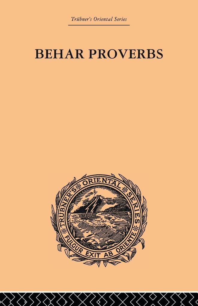 Behar Proverbs