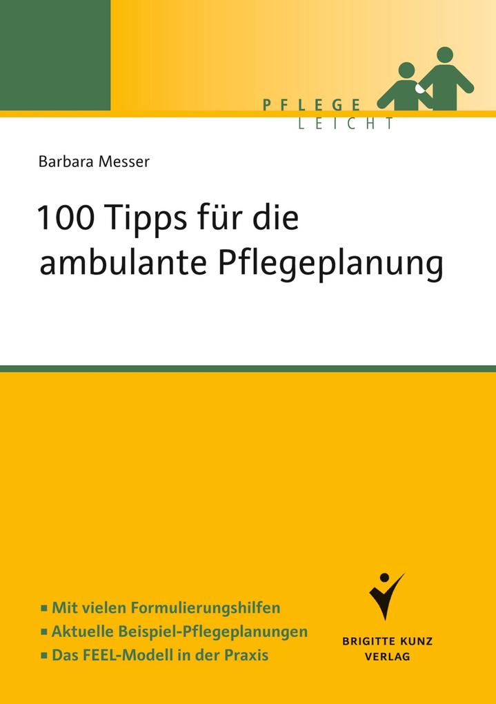 100 Tipps für die ambulante Pflegeplanung - Barbara Messer
