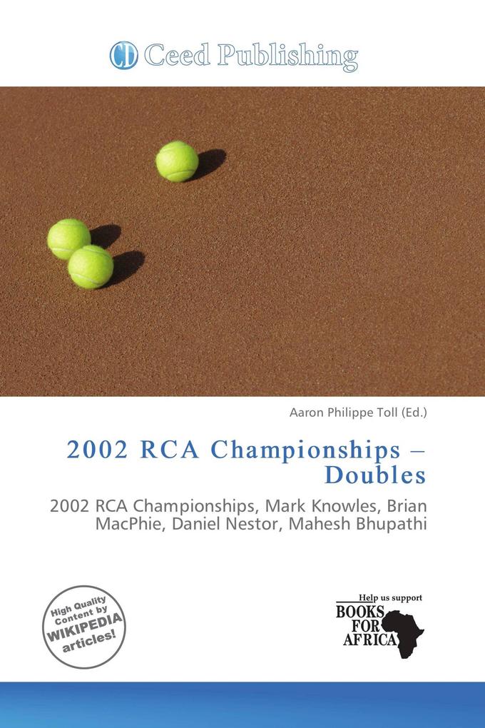 2002 RCA Championships - Doubles