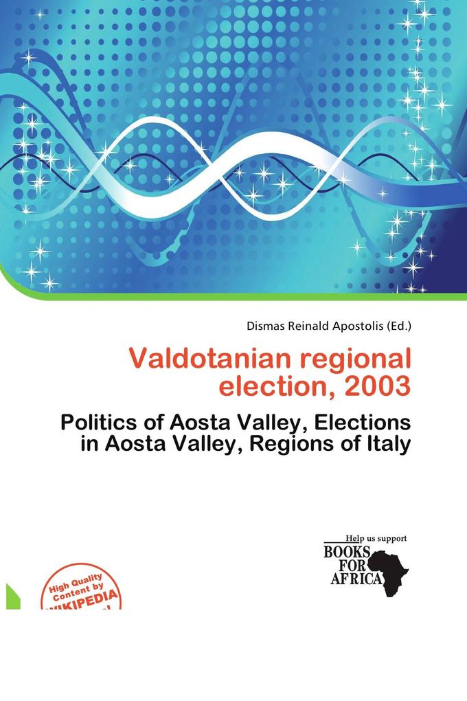 Valdotanian regional election 2003