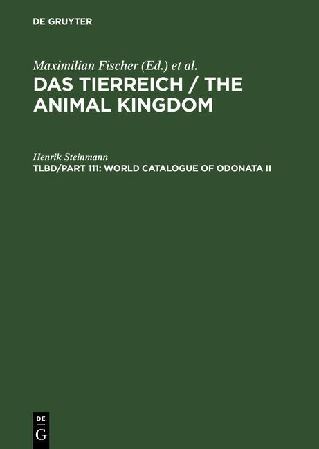 Das Tierreich / The Animal Kingdom Tlbd/Part 111 - Henrik Steinmann