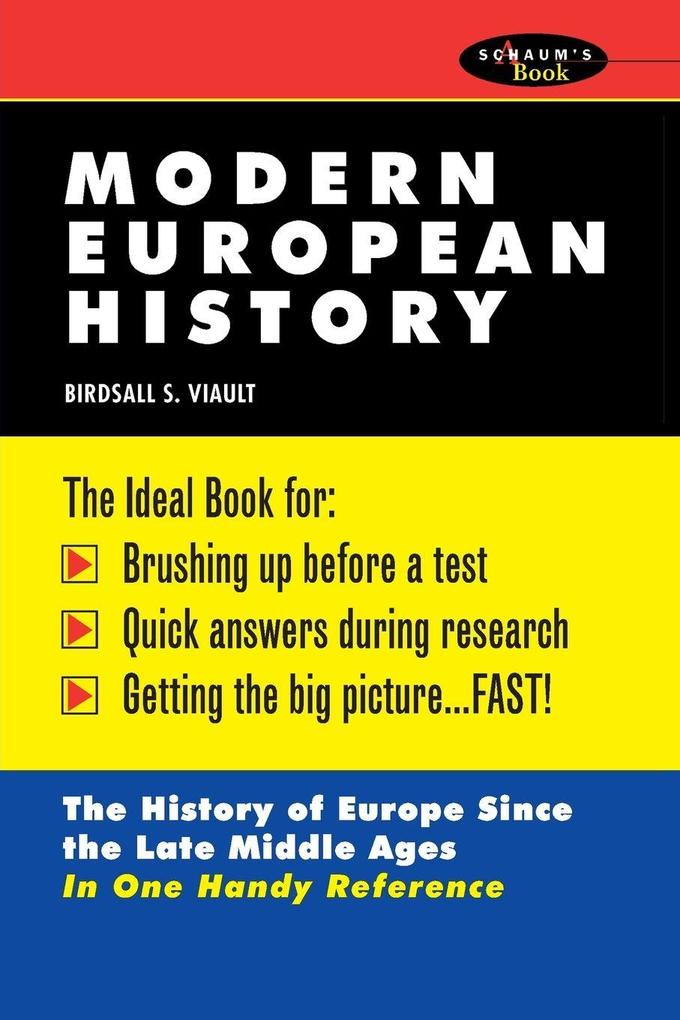 Schaum's Outline of Modern European History