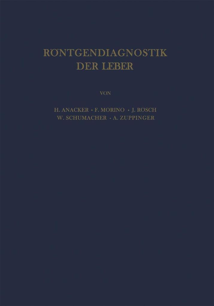Röntgendiagnostik der Leber