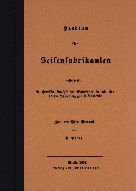 Handbuch für Seifenfabrikanten