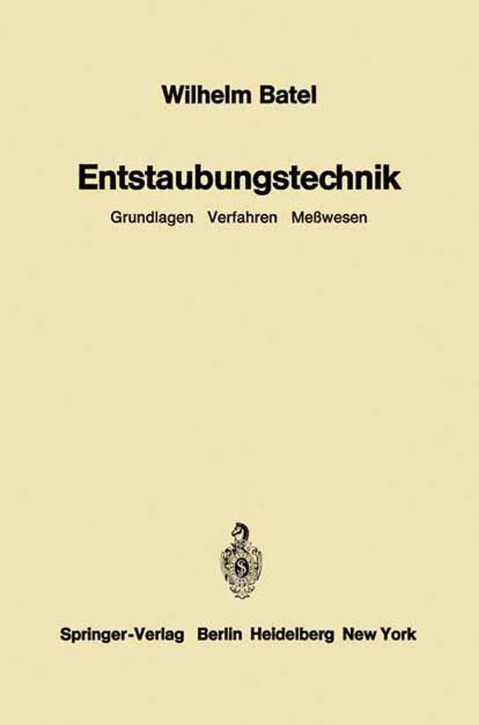 Entstaubungstechnik