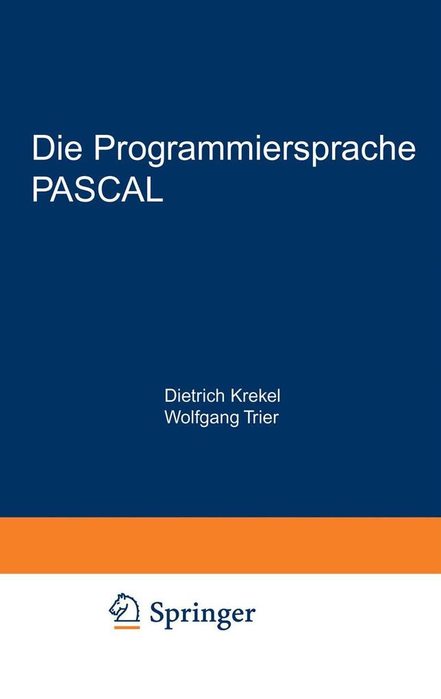 Die Programmiersprache PASCAL