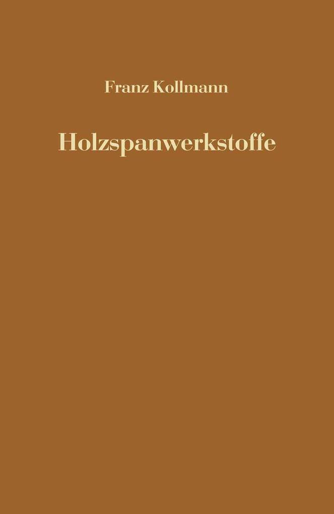 Holzspanwerkstoffe