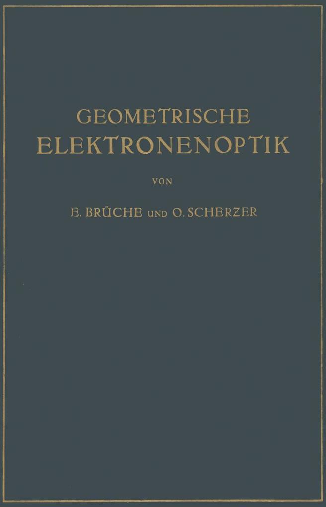 Geometrische Elektronenoptik