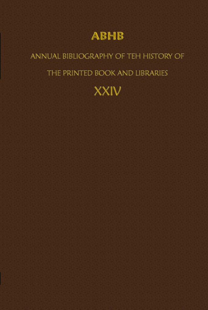 ABHB/ Annual Bibliography of the History of the Printed Book and Libraries