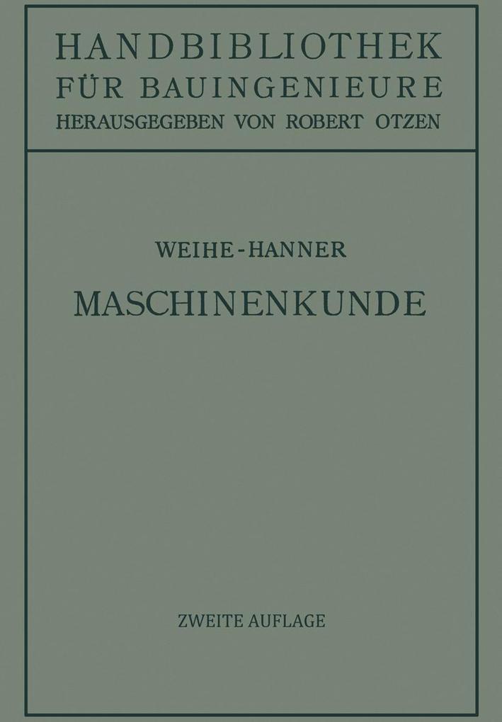 Maschinenkunde