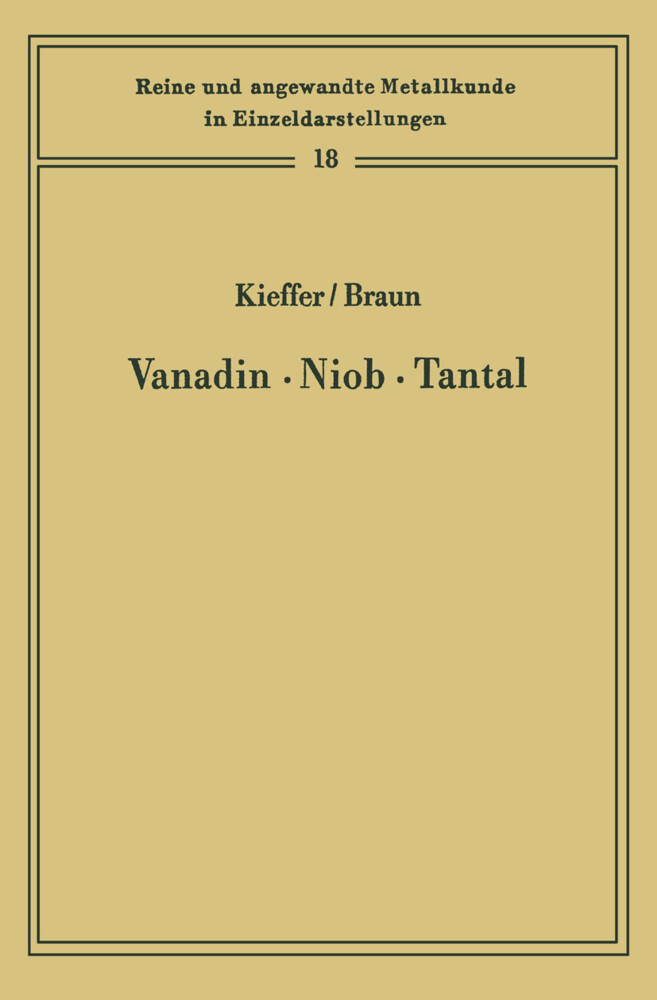 Vanadin Niob · Tantal