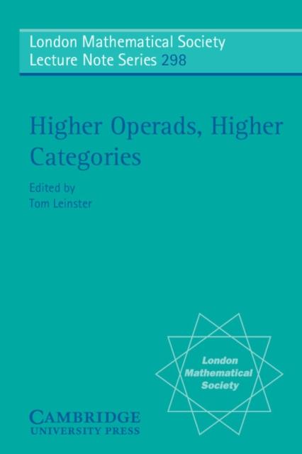 Higher Operads Higher Categories