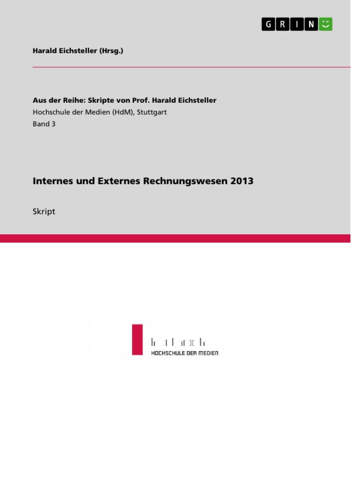Internes und Externes Rechnungswesen 2013