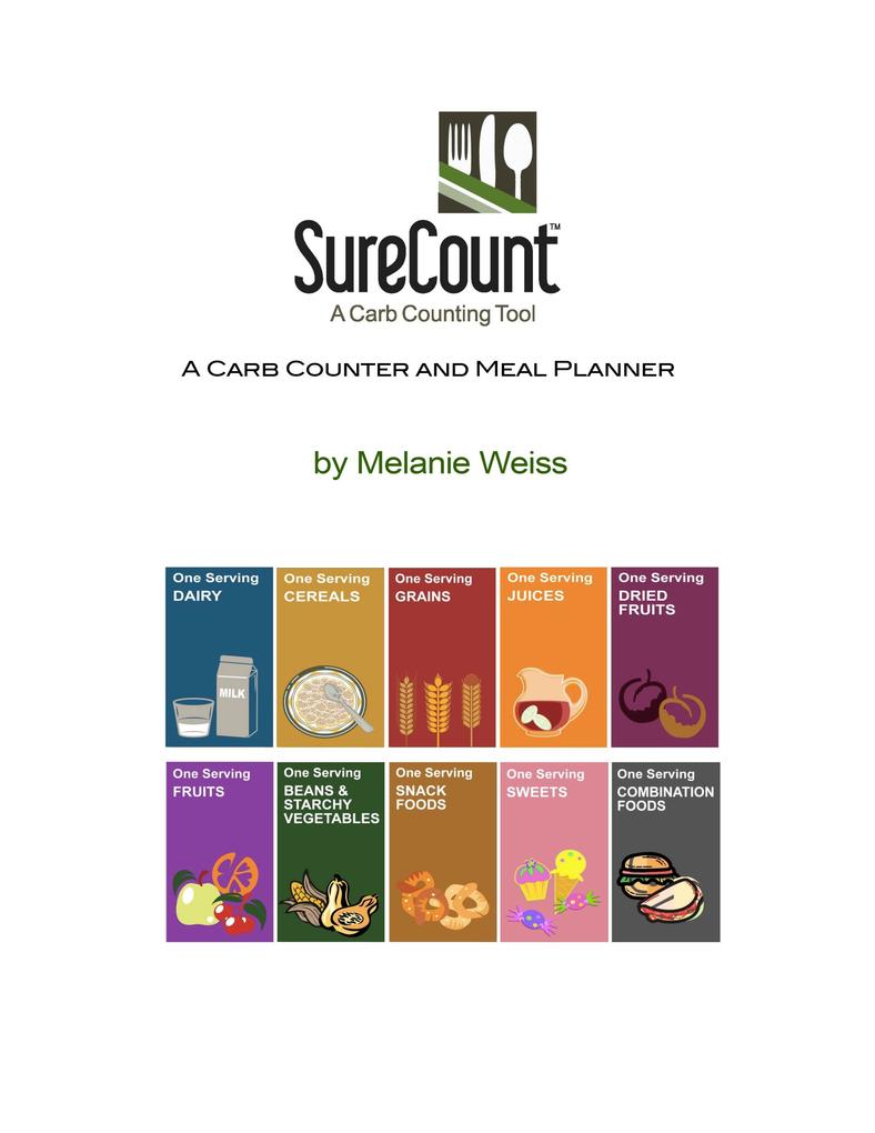 SureCount Diabetes Management In Your Hands A Carb Counter and Meal Planner