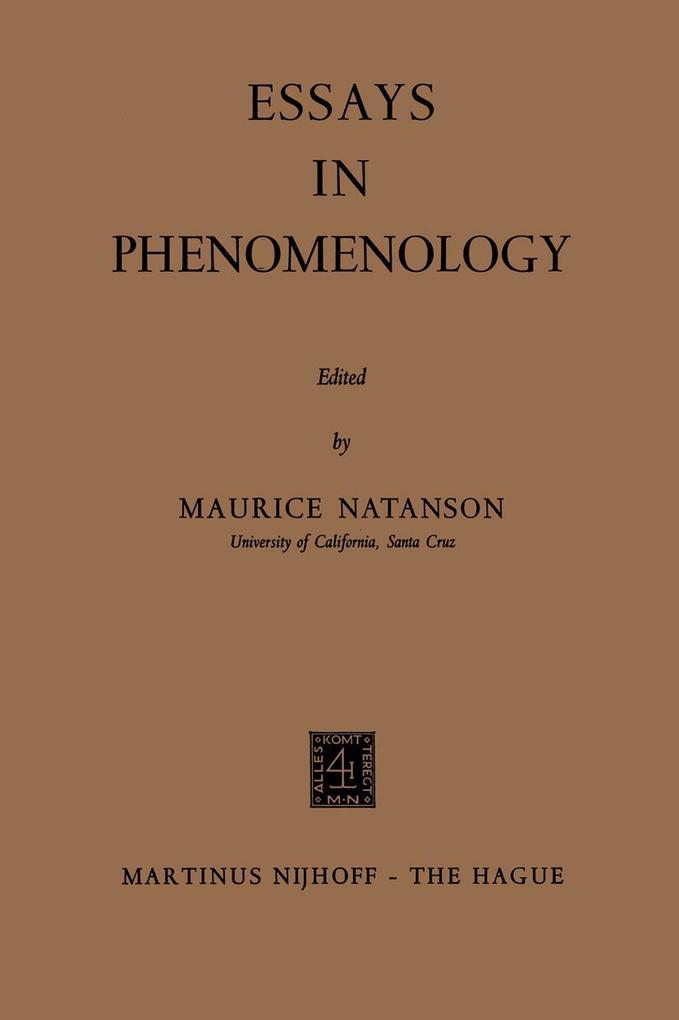 Essays in Phenomenology