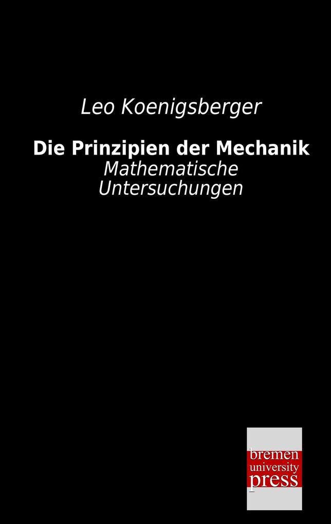 Die Prinzipien der Mechanik
