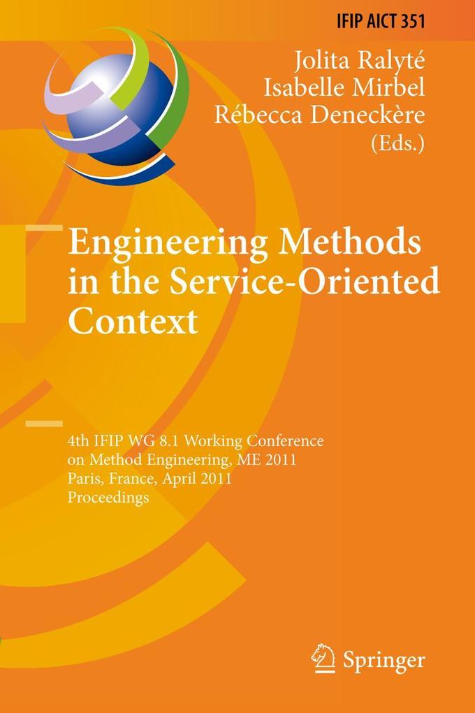 Engineering Methods in the Service-Oriented Context
