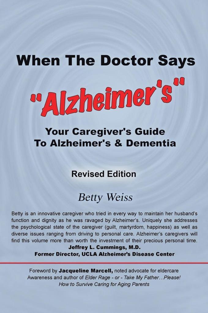When the Doctor Says Alzheimer's
