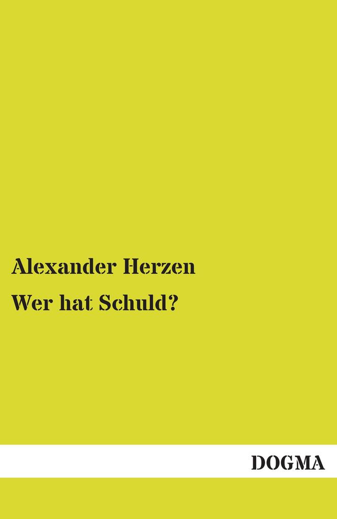 Wer hat Schuld?
