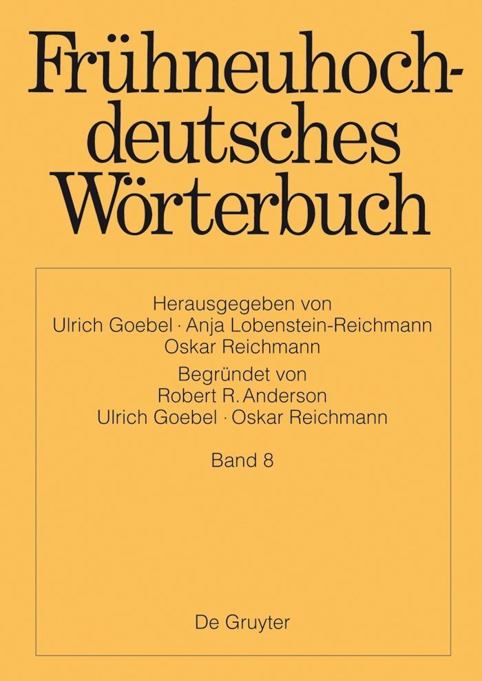 Frühneuhochdeutsches Wörterbuch i - kuzkappe