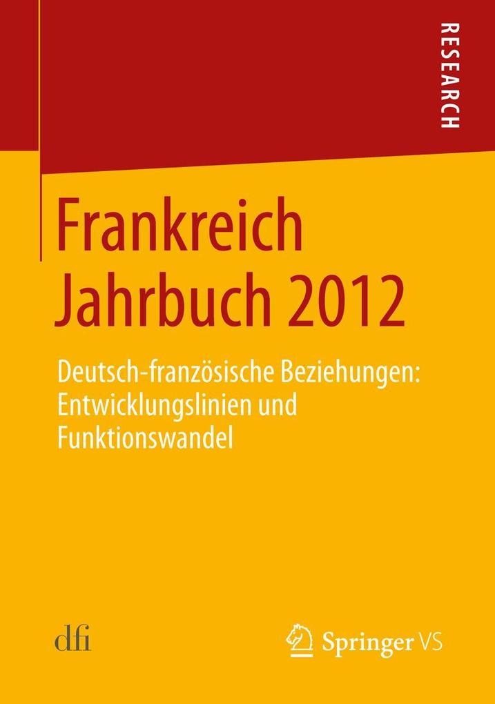 Frankreich Jahrbuch 2012