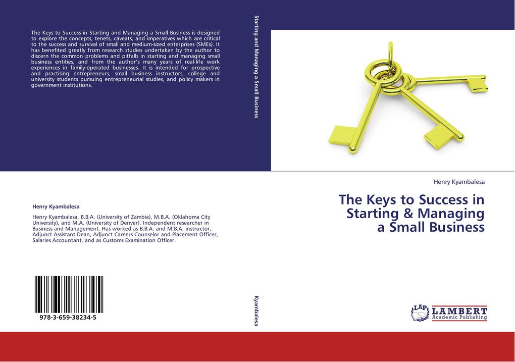 The Keys to Success in Starting & Managing a Small Business