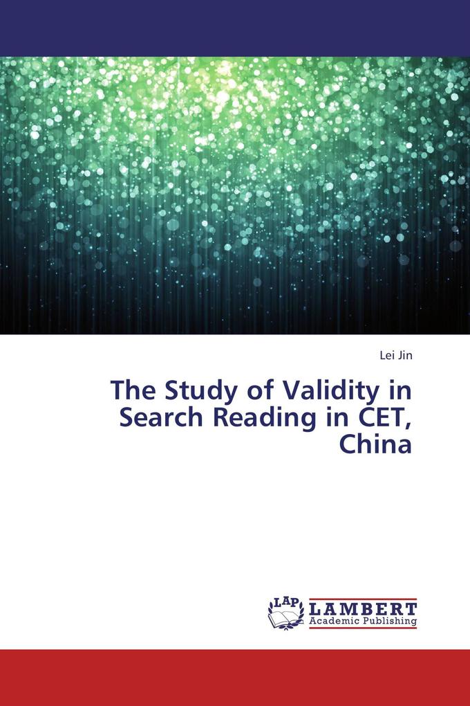 The Study of Validity in Search Reading in CET China