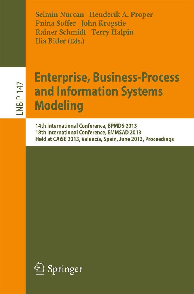 Enterprise Business-Process and Information Systems Modeling