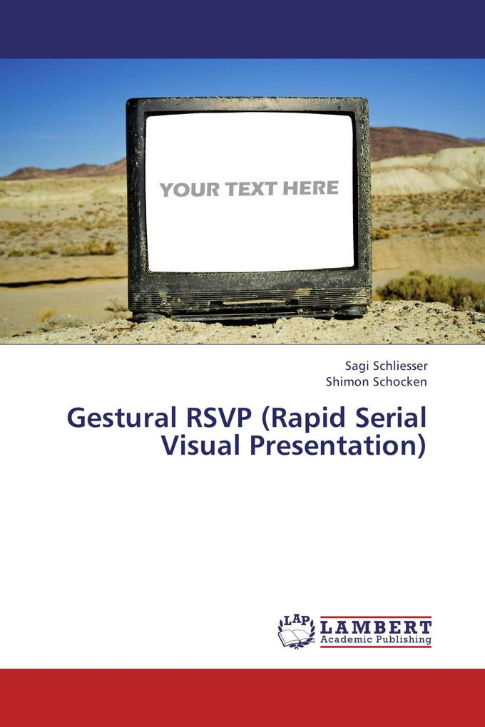 Gestural RSVP (Rapid Serial Visual Presentation)