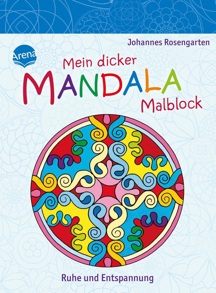 Image of Mein dicker Mandala-Malblock. Ruhe und Entspannung