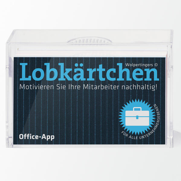 Lobkärtchen Office / 100 Papierkärtchen