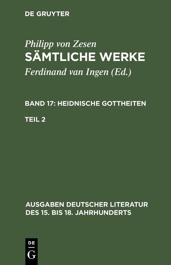 Die Heidnischen Gottheiten. Zweiter Teil