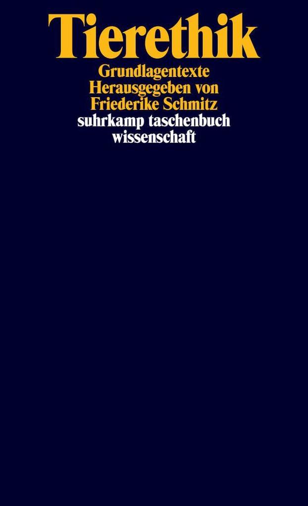 Suhrkamp Verlag Tierethik