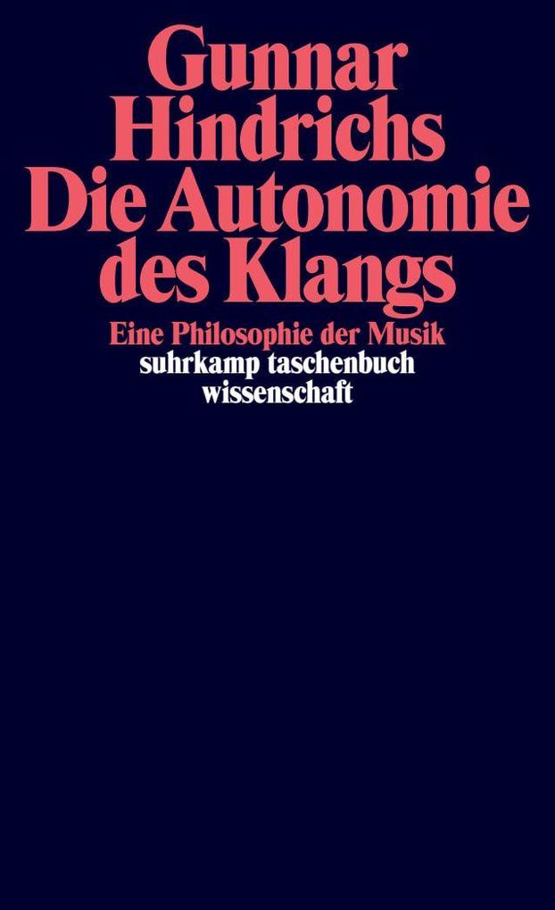 Suhrkamp Verlag Die Autonomie Des Klangs