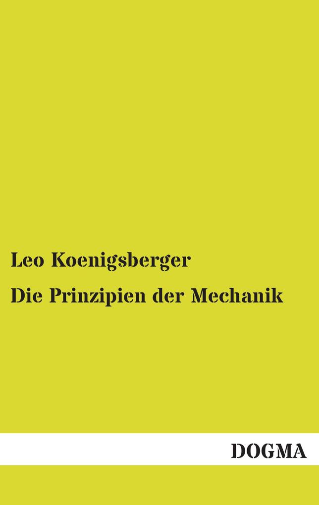 Die Prinzipien der Mechanik