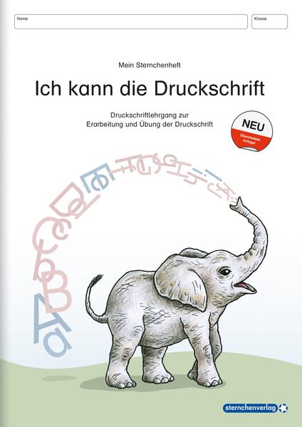 Ich kann die Druckschrift