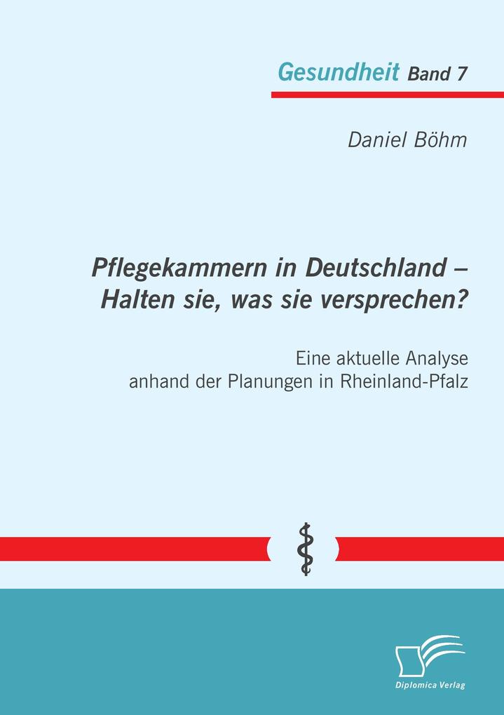 Pflegekammern in Deutschland - Halten sie was sie versprechen? Eine aktuelle Analyse anhand der Planungen in Rheinland-Pfalz